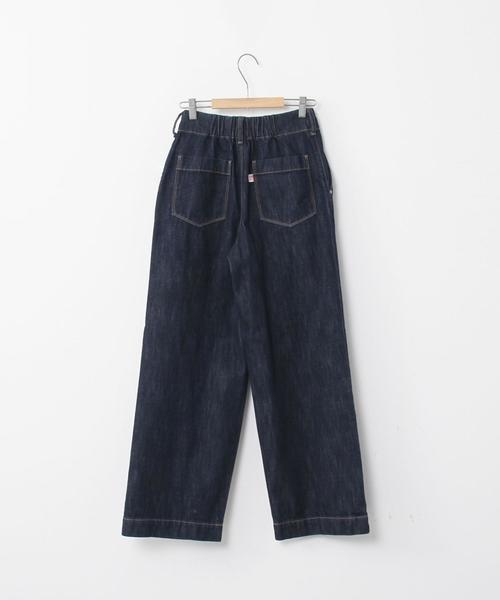 coen（コーエン）の「【WEB限定サイズ：XL】USAコットンデニムワイドパンツ#（デニムパンツ・レディース・ネイビー/コバルトブルー/ライトブルー・LARGE/MEDIUM/SMALL/X-LARGE）」の17枚目の写真
