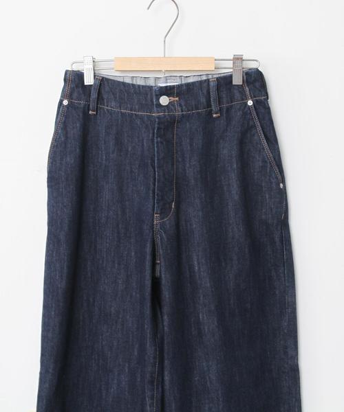 coen（コーエン）の「【WEB限定サイズ：XL】USAコットンデニムワイドパンツ#（デニムパンツ・レディース・ネイビー/コバルトブルー/ライトブルー・LARGE/MEDIUM/SMALL/X-LARGE）」の16枚目の写真