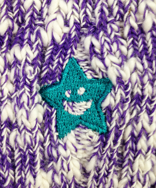 X-girl Stages（エックスガールステージス）の「CLOUDY  MIX  SOCKS（ソックス/靴下・キッズ・ブラック/ピンク/パープル/オレンジ・MEDIUM/LARGE/SMALL）」の7枚目の写真