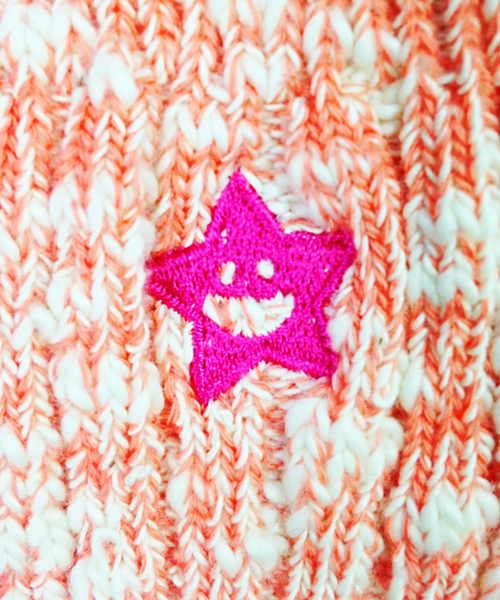 X-girl Stages（エックスガールステージス）の「CLOUDY  MIX  SOCKS（ソックス/靴下・キッズ・ブラック/ピンク/パープル/オレンジ・MEDIUM/LARGE/SMALL）」の8枚目の写真