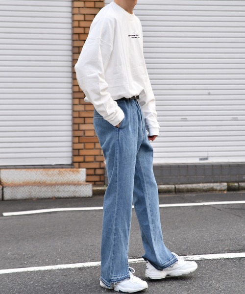 kutir(クティール)の「ストリートガールロンT(Tシャツ/カットソー・メンズ・ライトブルー/オフホワイト/ライトグリーン・SMALL/MEDIUM/LARGE)」の12枚目の写真