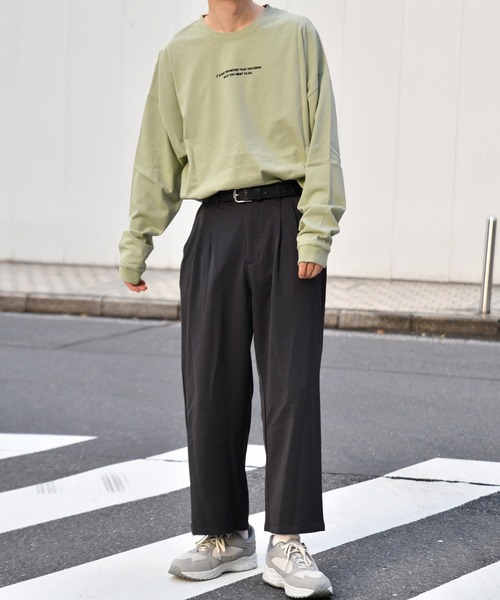 kutir(クティール)の「ストリートガールロンT(Tシャツ/カットソー・メンズ・ライトブルー/オフホワイト/ライトグリーン・SMALL/MEDIUM/LARGE)」の4枚目の写真