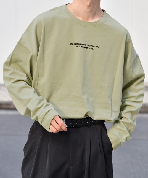 kutir(クティール)の「ストリートガールロンT(Tシャツ/カットソー・メンズ・ライトブルー/オフホワイト/ライトグリーン・SMALL/MEDIUM/LARGE)」の7枚目の写真