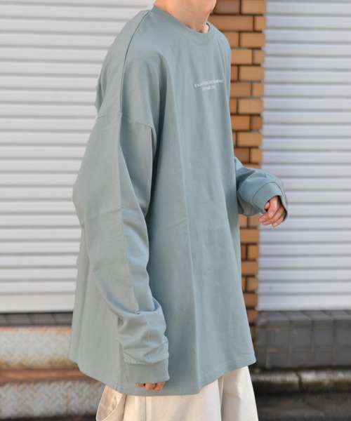 kutir(クティール)の「ストリートガールロンT(Tシャツ/カットソー・メンズ・ライトブルー/オフホワイト/ライトグリーン・SMALL/MEDIUM/LARGE)」の8枚目の写真