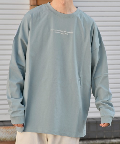 kutir(クティール)の「ストリートガールロンT(Tシャツ/カットソー・メンズ・ライトブルー/オフホワイト/ライトグリーン・SMALL/MEDIUM/LARGE)」の11枚目の写真