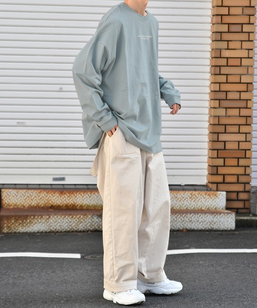 kutir(クティール)の「ストリートガールロンT(Tシャツ/カットソー・メンズ・ライトブルー/オフホワイト/ライトグリーン・SMALL/MEDIUM/LARGE)」の17枚目の写真