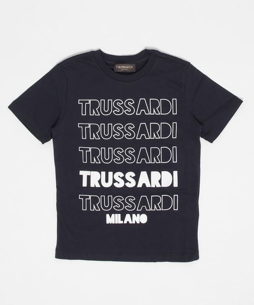 TRUSSARDI（トラサルディ）の「TRUSSARDI(トラサルディ)Kids & Junior ブランドロゴプリントTシャツカットソー（Tシャツ/カットソー・キッズ・ホワイト/レッド/ブルー/グリーン・6Y/8Y/10Y/12Y/14Y/16Y/4Y）」の3枚目の写真