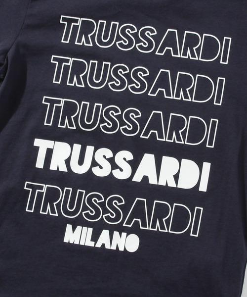 TRUSSARDI 売れ筋商品|||トラサルディ Tシャツ トップス レディース T-shirts White TRUSSARDI(トラサルディ) / オールド/プリントTシャツ/L