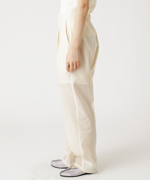 mystic（ミスティック）の「シアーパンツ（その他パンツ・レディース・オフホワイト/オレンジ/ブルー・1/2）」の7枚目の写真