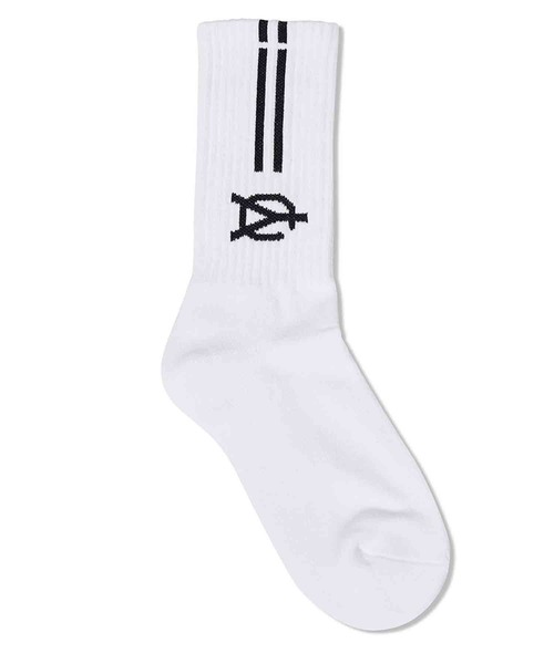 OY(オーワイ)の「『OY/オーワイ』LOGO LINE SOCKS/ロゴラインソックス(ソックス/靴下・メンズ・ホワイト/ブラック・FREE)」の6枚目の写真