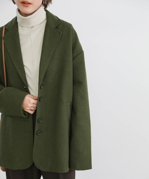 ツイードカーブポケットジャケット（テーラードジャケット）｜select