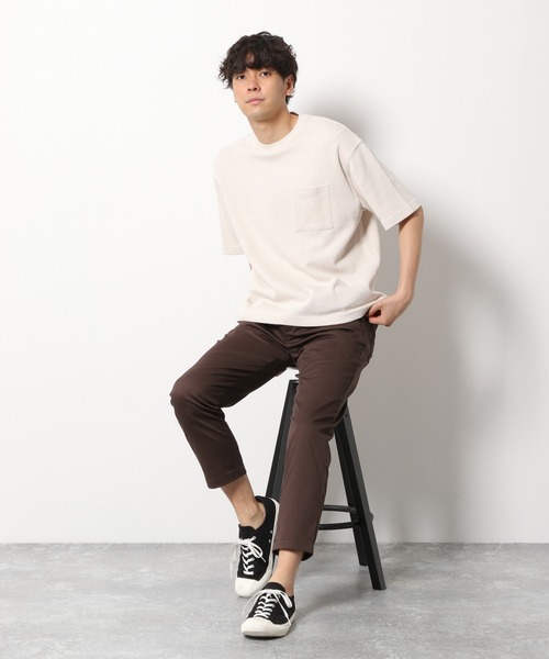 LAKOLE（ラコレ）の「スリムイージーチノパンツ / 892951（チノパンツ・メンズ・ブラック/ベージュ/ブラウン/アイボリー/グレー/サンドグレー/オリーブ・LARGE/SMALL/MEDIUM/X-LARGE）」の11枚目の写真