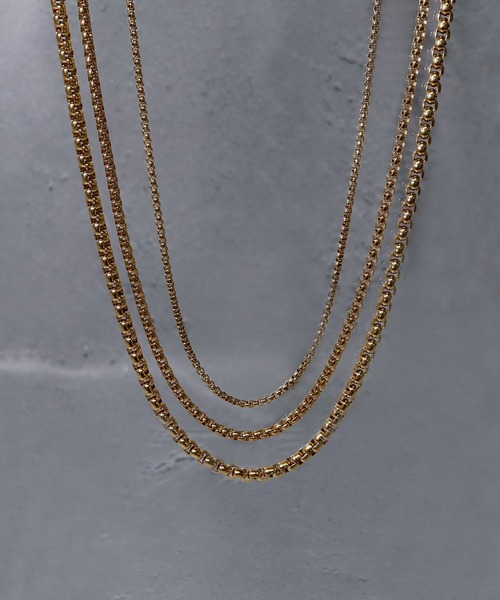 セール】SBG ベネチアンステンレスチェーンネックレス（ネックレス