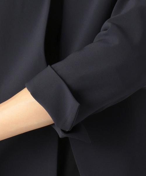 ANY SIS(エニィスィス)の「【セットアップ対応】セレモニーダブルクロス ノーカラー ジャケット(ノーカラージャケット・レディース・ブラック系/ネイビー系・1/2/3)」の6枚目の写真
