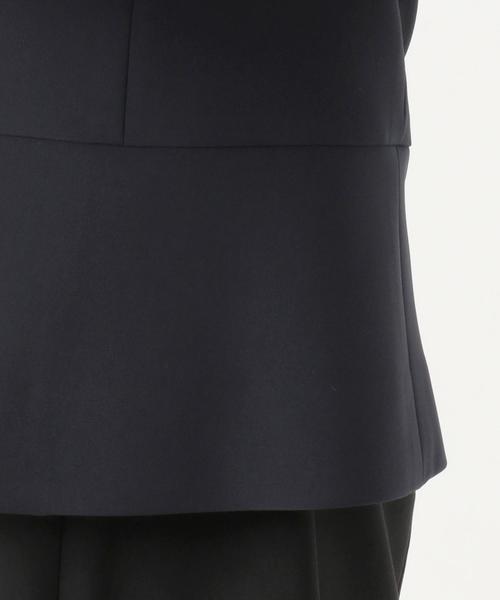 ANY SIS(エニィスィス)の「【セットアップ対応】セレモニーダブルクロス ノーカラー ジャケット(ノーカラージャケット・レディース・ブラック系/ネイビー系・1/2/3)」の5枚目の写真