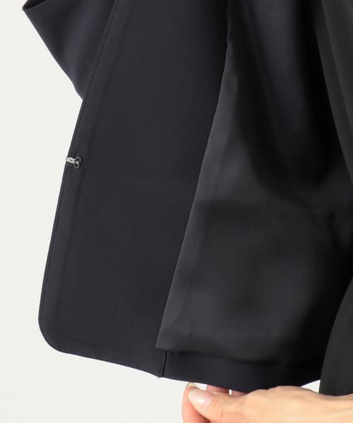 ANY SIS(エニィスィス)の「【セットアップ対応】セレモニーダブルクロス ノーカラー ジャケット(ノーカラージャケット・レディース・ブラック系/ネイビー系・1/2/3)」の4枚目の写真