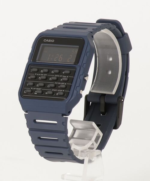 CASIO（カシオ）の「【CASIO（カシオ）】カリキュレーター　海外モデル（デジタル腕時計・メンズ・ネイビー/カーキ/アイボリー/ワインレッド/ブラック/ブラック系その他・FREE）」の5枚目の写真
