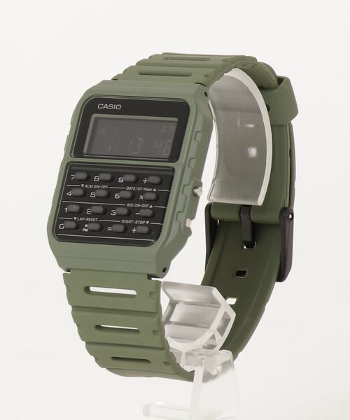 CASIO（カシオ）の「【CASIO（カシオ）】カリキュレーター　海外モデル（デジタル腕時計・メンズ・ネイビー/カーキ/アイボリー/ワインレッド/ブラック/ブラック系その他・FREE）」の4枚目の写真