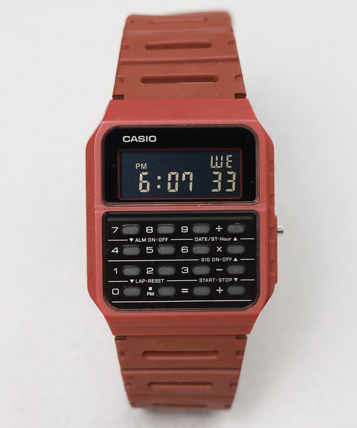 CASIO（カシオ）の「【CASIO（カシオ）】カリキュレーター　海外モデル（デジタル腕時計・メンズ・ネイビー/カーキ/アイボリー/ワインレッド/ブラック/ブラック系その他・FREE）」の6枚目の写真