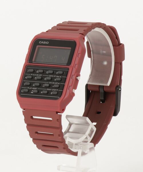 CASIO（カシオ）の「【CASIO（カシオ）】カリキュレーター　海外モデル（デジタル腕時計・メンズ・ネイビー/カーキ/アイボリー/ワインレッド/ブラック/ブラック系その他・FREE）」の8枚目の写真