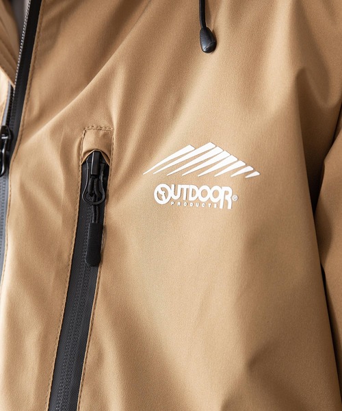 OUTDOOR PRODUCTS APPAREL(アウトドアプロダクツアパレル)の「撥水中綿フードジャケット 昨年人気モデルが更に進化して登場 防風/撥水/ストレッチ/耐水圧/防花粉/UVと高機能素材を使用 ユニセックス(ブルゾン・メンズ・チャコールグレー/ブラック/カーキ・SMALL/MEDIUM/LARGE/X-LARGE)」の13枚目の写真