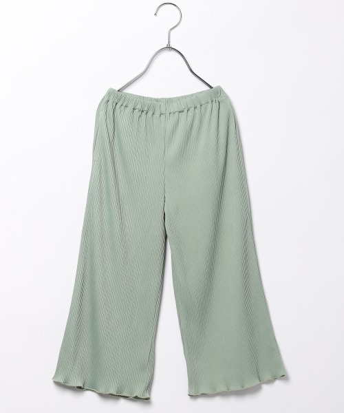 GLOBAL WORK（グローバルワーク）の「【キッズ】細プリーツパンツ/896464（その他パンツ・キッズ・ダークグレー/ミント/ライトベージュ・110cm/100cm/120cm/130cm/140cm）」の3枚目の写真