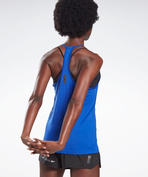 Reebok(リーボック)の「レズミルズR アクティブチル タンクトップ (タンクトップ・レディース・ブルー・XX-SMALL/X-SMALL/LARGE/MEDIUM/X-LARGE/SMALL/XX-LARGE/XXX-LARGE)」の3枚目の写真