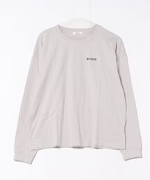 LEAD（リード）の「綿100% 長袖Tシャツトップス レディース 刺繍ロゴロンt カットソー（Tシャツ/カットソー）」