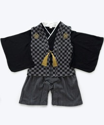 KYOETSU（キョウエツ）の「男の子袴ロンパース2点セット（着物・キッズ）」