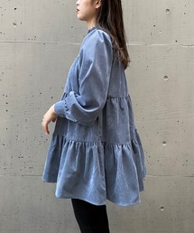 AS KNOW AS PINKY | コーデュロイでティアードチュニック(チュニック)