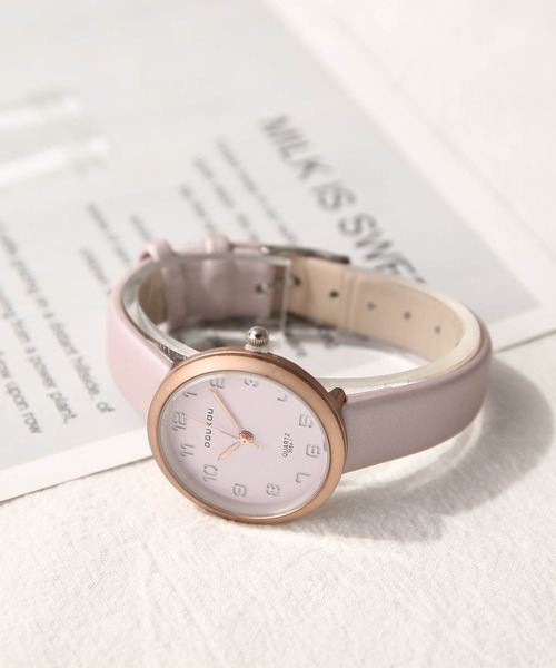 TABI PAL（タビパル）の「スモークカラー デザイン ウオッチ（アナログ腕時計・レディース・C/A/B/E/D・FREE）」の2枚目の写真