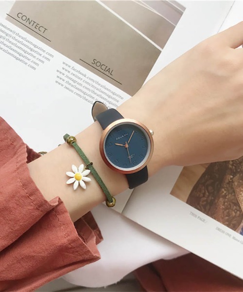 TABI PAL（タビパル）の「スモークカラー デザイン ウオッチ（アナログ腕時計・レディース・C/A/B/E/D・FREE）」の11枚目の写真