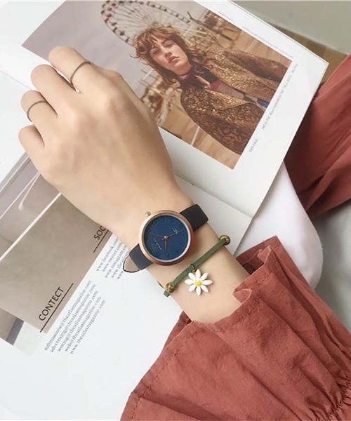 TABI PAL（タビパル）の「スモークカラー デザイン ウオッチ（アナログ腕時計・レディース・C/A/B/E/D・FREE）」の17枚目の写真