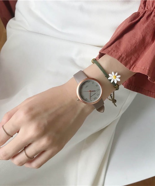 TABI PAL（タビパル）の「スモークカラー デザイン ウオッチ（アナログ腕時計・レディース・C/A/B/E/D・FREE）」の6枚目の写真