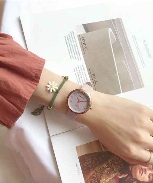 TABI PAL（タビパル）の「スモークカラー デザイン ウオッチ（アナログ腕時計・レディース・C/A/B/E/D・FREE）」の14枚目の写真