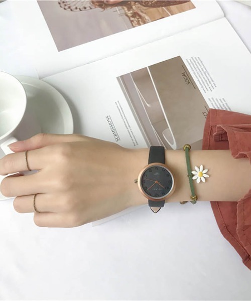 TABI PAL（タビパル）の「スモークカラー デザイン ウオッチ（アナログ腕時計・レディース・C/A/B/E/D・FREE）」の13枚目の写真