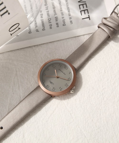 TABI PAL（タビパル）の「スモークカラー デザイン ウオッチ（アナログ腕時計・レディース・C/A/B/E/D・FREE）」の18枚目の写真