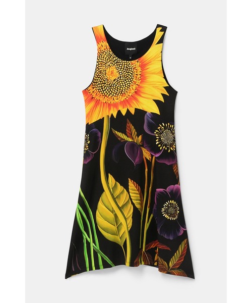 Desigual(デシグアル)の「快適素材 ノースリーブワンピース MARLON(チュニック・レディース・ブラック・L/2L/SS/S/M)」の10枚目の写真