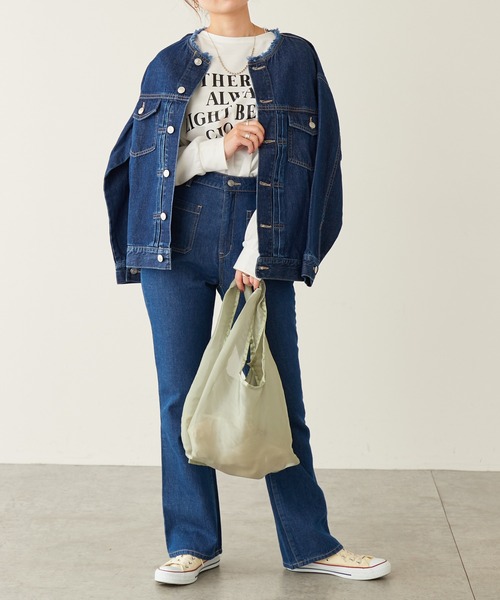 DISCOAT（ディスコート）の「【ZOZO限定】ノーカラータックデニムG