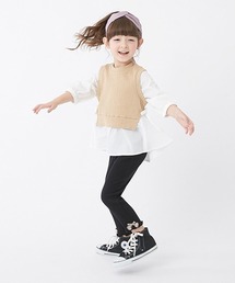 petit main（プティマイン）の「チェリーモチーフレギンス（レギンス/スパッツ・キッズ）」
