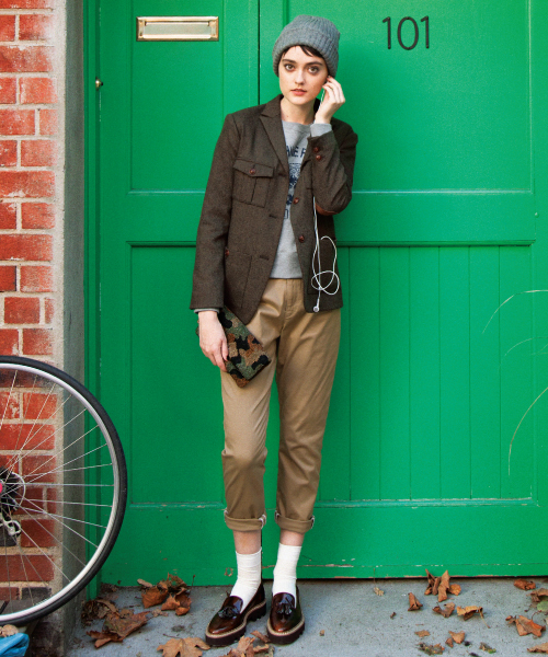 LOUNGEDRESS(ラウンジドレス)の「ニットCAP(ニットキャップ/ビーニー・レディース・ブラック/グレー/ネイビー・フリ-)」の11枚目の写真