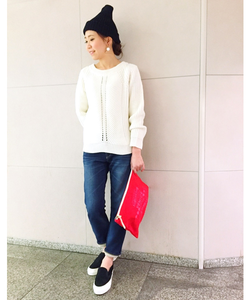 LOUNGEDRESS(ラウンジドレス)の「ニットCAP(ニットキャップ/ビーニー・レディース・ブラック/グレー/ネイビー・フリ-)」の17枚目の写真