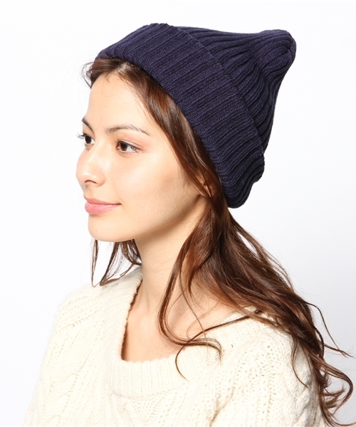 LOUNGEDRESS(ラウンジドレス)の「ニットCAP(ニットキャップ/ビーニー・レディース・ブラック/グレー/ネイビー・フリ-)」の10枚目の写真