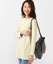 DECOY SINCE 1981（デコイシンスイチキュウハチイチ）の「オーガニックコットンボーダーチュニックカットソー（Tシャツ/カットソー）」