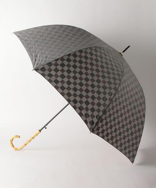 green label relaxing（グリーンレーベルリラクシング）の「D バンブー ハンドル アンブレラ 2021（長傘・レディース・ライム/パープル/ベージュ/モカ/ダークグレー/ライトピンク/グレー/ホワイト/ライラック/ブラック/オフホワイト・FREE）」の22枚目の写真