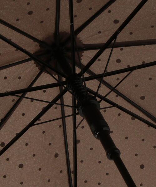 green label relaxing（グリーンレーベルリラクシング）の「D バンブー ハンドル アンブレラ 2021（長傘・レディース・ライム/パープル/ベージュ/モカ/ダークグレー/ライトピンク/グレー/ホワイト/ライラック/ブラック/オフホワイト・FREE）」の14枚目の写真