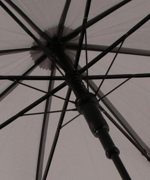 green label relaxing（グリーンレーベルリラクシング）の「D バンブー ハンドル アンブレラ 2021（長傘・レディース・ライム/パープル/ベージュ/モカ/ダークグレー/ライトピンク/グレー/ホワイト/ライラック/ブラック/オフホワイト・FREE）」の12枚目の写真