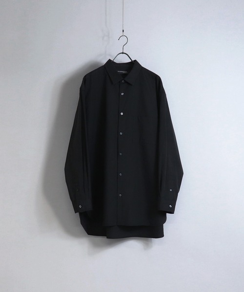 Confirm（コンファーム）の「Confirm / コンファーム ソフトブロードビッグシルエットシャツ（シャツ/ブラウス・メンズ・ブラック/ホワイト/オレンジ/サックスブルー/ベージュ・FREE）」の7枚目の写真