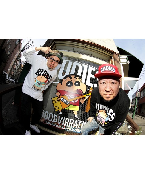 RUDIE'S(ルーディーズ)の「RUDIE'S x CRAYON SHINCHAN HEADPHONE LS-T / ルーディーズ × クレヨンしんちゃん ヘッドフォン ロングスリーブ Tシャツ(Tシャツ/カットソー・メンズ・ホワイト/ブラック・S/XL/M/XXL/L)」の8枚目の写真