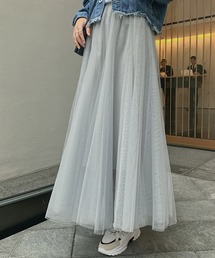 DAY CLOSET | レディース ふんわりシフォンのシアーチュールスカート(スカート)